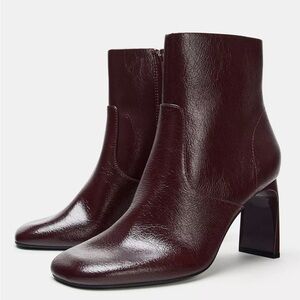 ROUND TOE HEELED ANKLE BOOTS